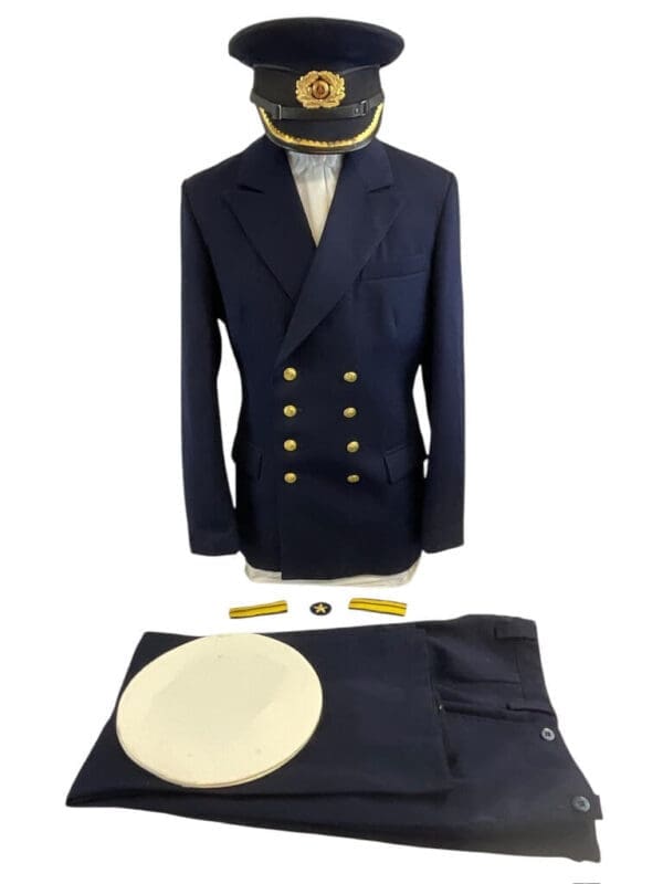 East German Navy Officers Tunic Hat and Pants