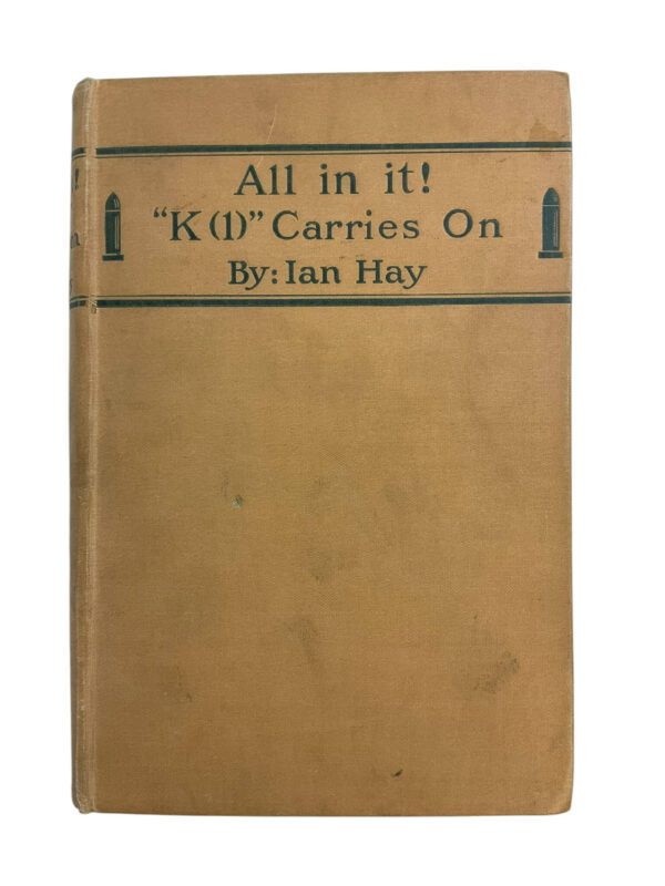 WW1 Canadian CEF CFA All In It! "K (1)" Carries On Used Hardcover Reference Book