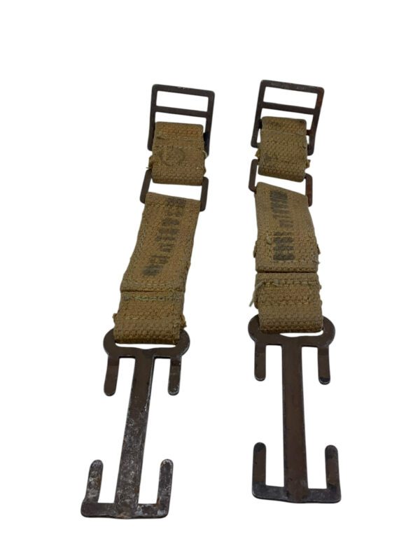 WW2 Canadian Army P37 Cheaters Brace Attachments Pair