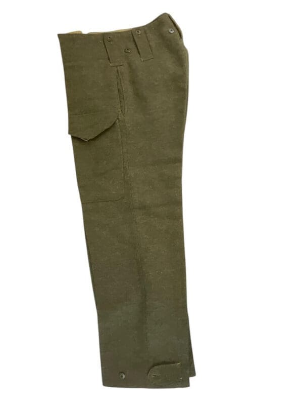 Canadian Army Korean War Battle Dress Trousers Pants Size 3 Dated 1952