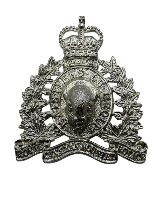 Royal Canadian Mounted Police RCMP Cap Badge 1973 Gaunt ONLY 22 SETS MADE
