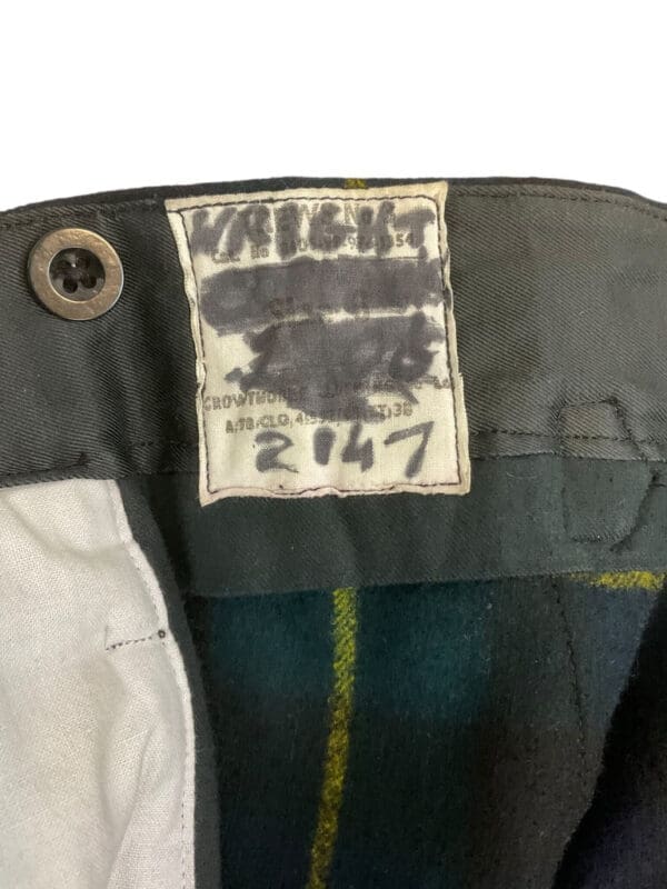 British Army Gordon Highlanders Trews Size 30 Inch Waist Pants