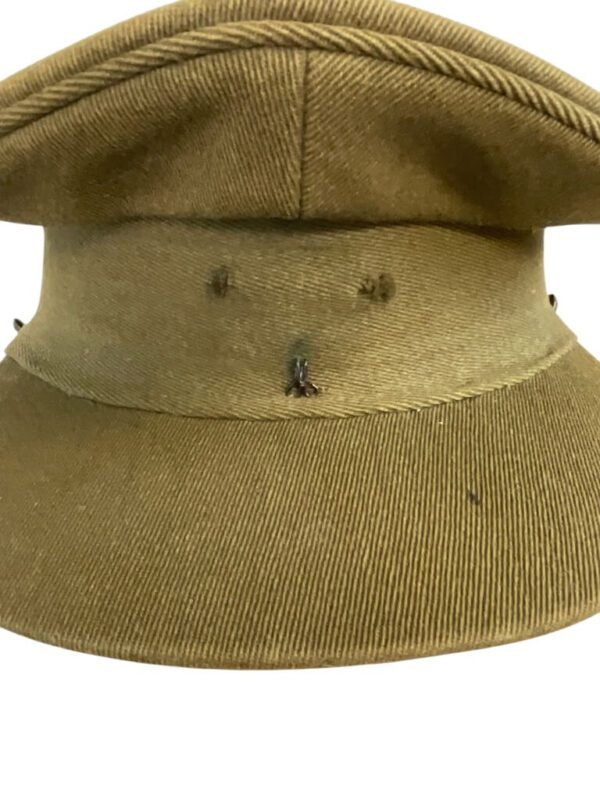 Canadian Militia Army Officers Peak Cap Hat Size 7 Missing Chin Strap