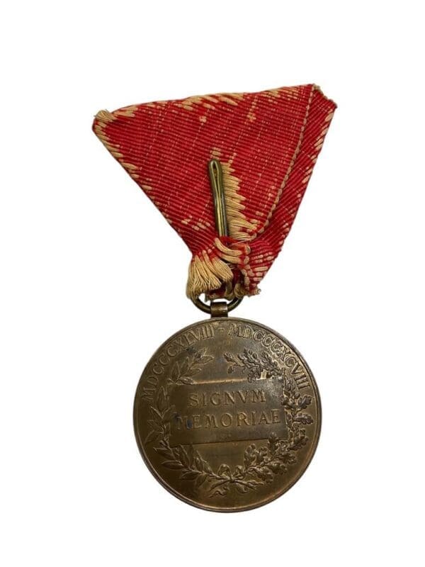 WW1 Austro-Hungarian Empire Bronze Jubilee 1898 Josef Kolbe Full Size Medal