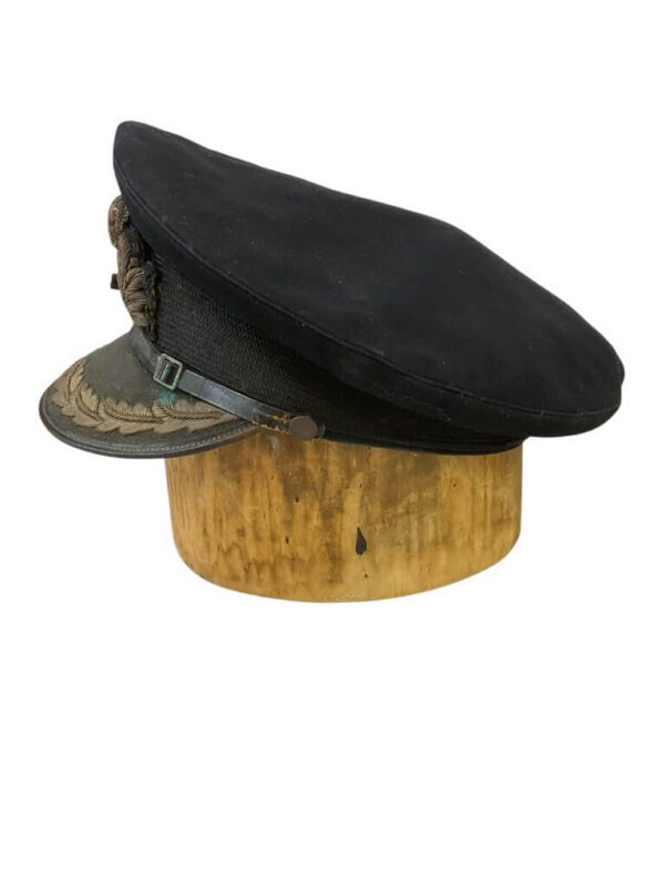 WW2 British Royal Navy RN Commodores Peak Cap Hat Size 7 /14 Gieves