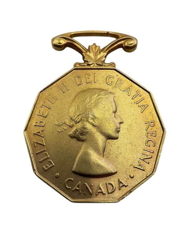 Canadian Forces Decoration Long Service Medal F/L JNC Lumley Full Size