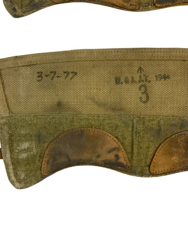 WW2 British Army Spats Pair Size 3 1944 Dated