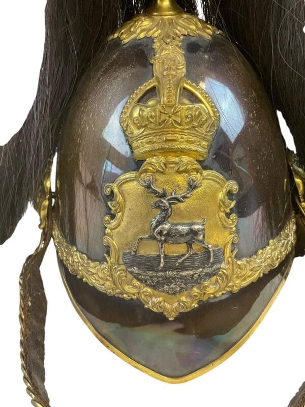 British Hertfordshire Yeomanry Cavalry Officers Helmet