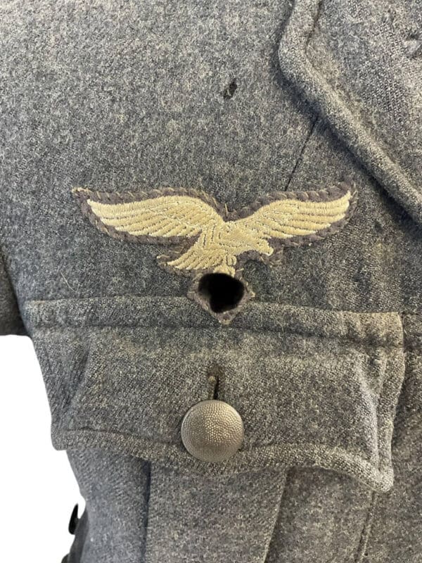 WW2 German Luftwaffe Flak Helper Four Pocket Jacket Tunic