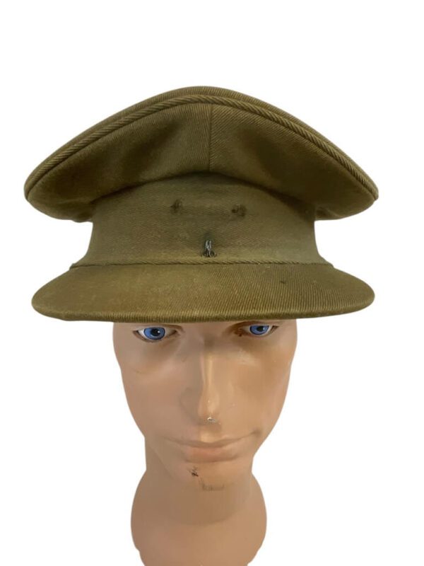 Canadian Militia Army Officers Peak Cap Hat Size 7 Missing Chin Strap