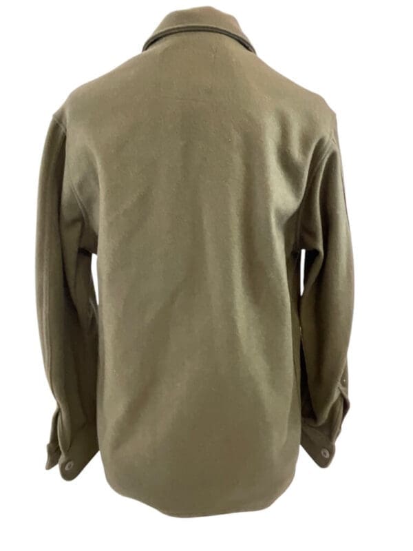 US Army OD Green Wool Shirt Size Medium
