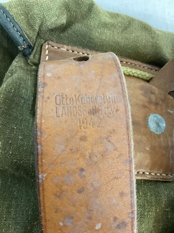 WW2 German Army Heer M31 Rucksack Dated 1942