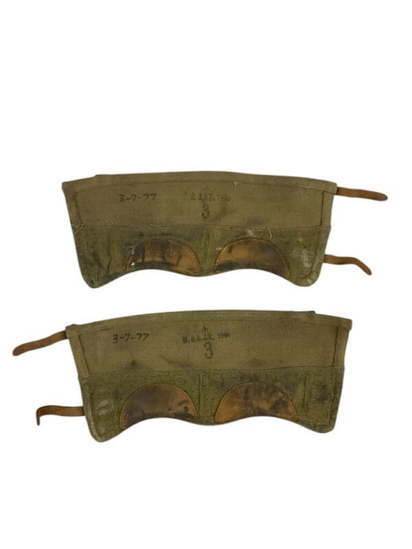 WW2 British Army Spats Pair Size 3 1944 Dated