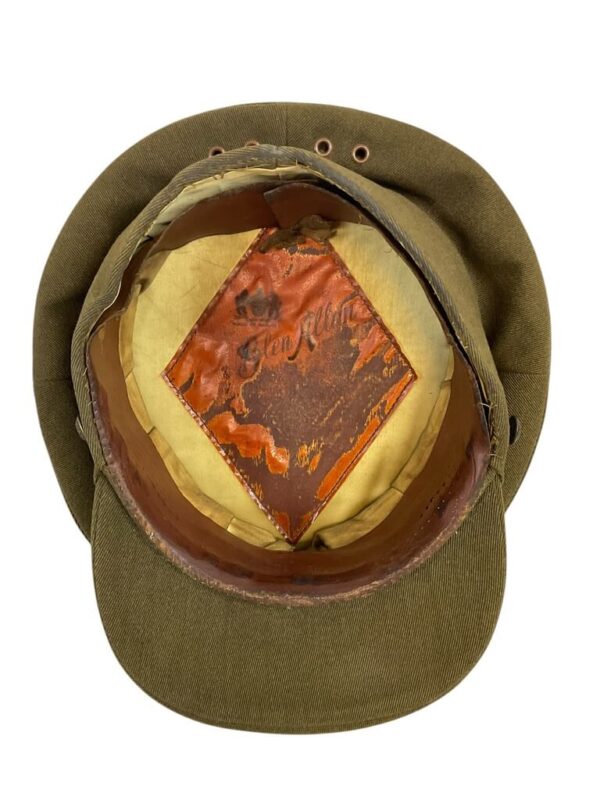 Canadian Militia Army Officers Peak Cap Hat Size 7 Missing Chin Strap