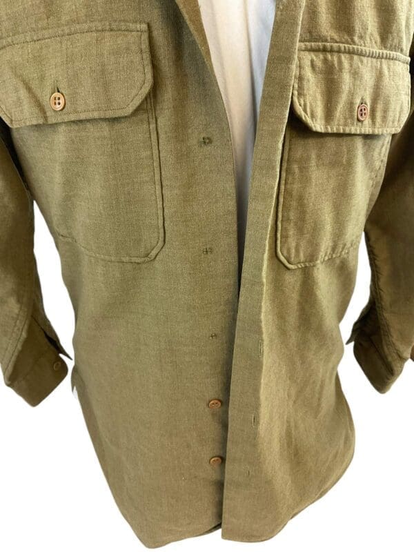 WW2 US Wool Shirt Named & Service No.
