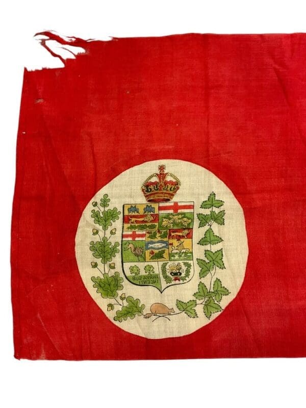 WW1 Canadian CEF Flag 26 X 53 Inches