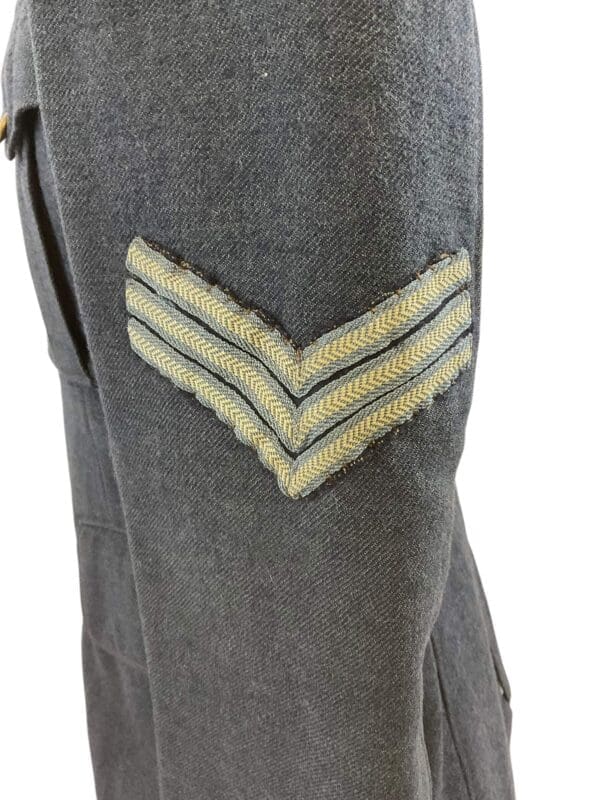 WW2 Canadian RCAF 4 Pocket Sgt Service Dress Named Bill Johnson