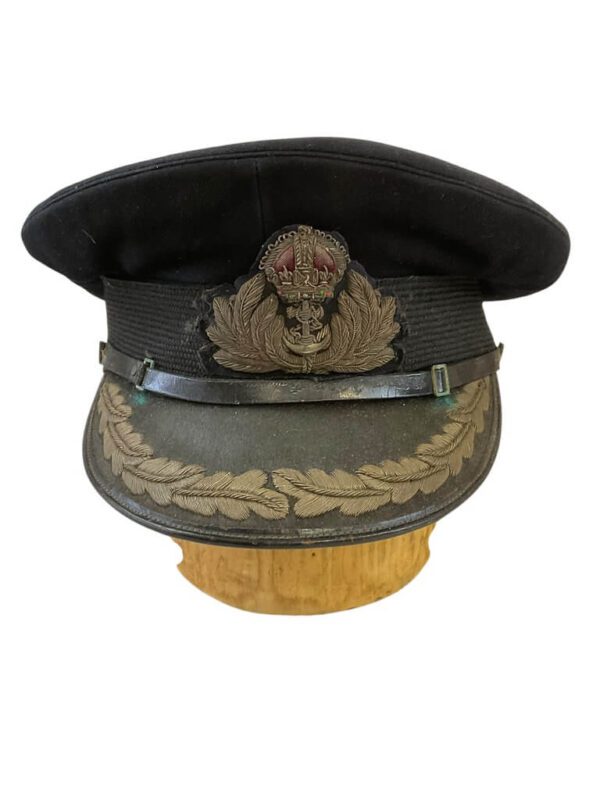 WW2 British Royal Navy RN Commodores Peak Cap Hat Size 7 /14 Gieves