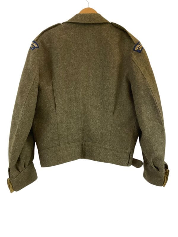 Canadian Army Battle Dress Jacket RCASC Size 11 1947 Dated C Broad Arrowed