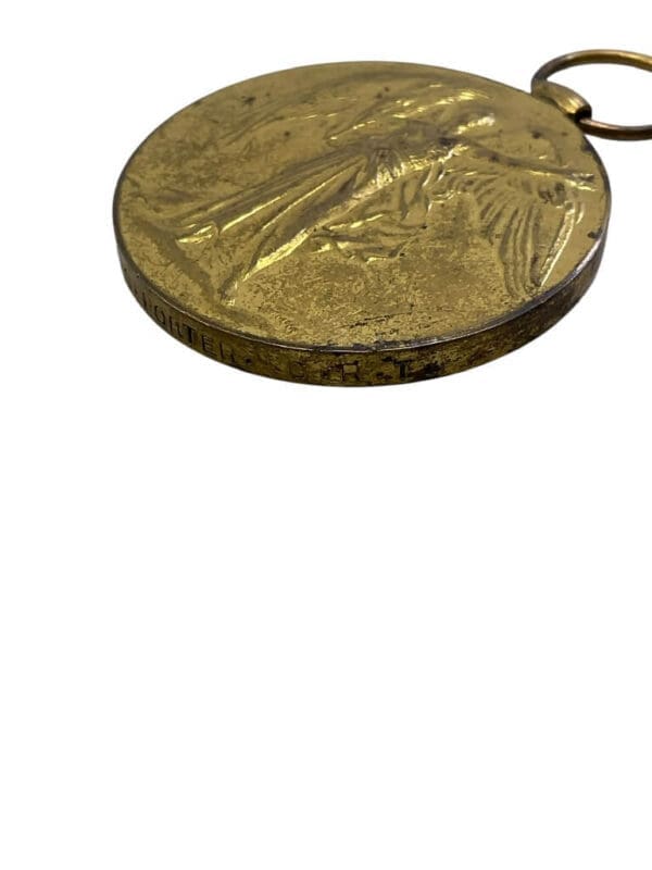 WW1 Canadian CEF Victory Medal CRT Railway Troops 1039901 Spr PG Porter