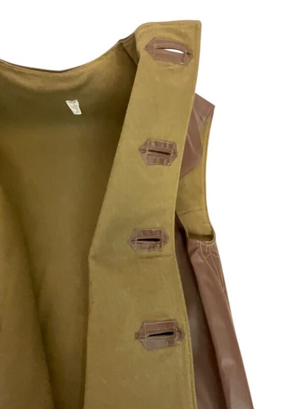 British Army Leather Jerkin Size 3 Dated 1961