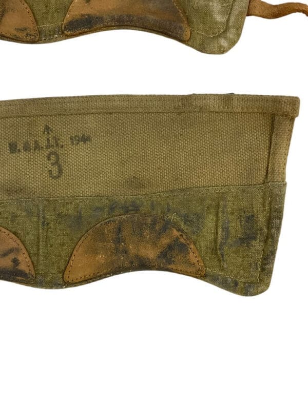 WW2 British Army Spats Pair Size 3 1944 Dated