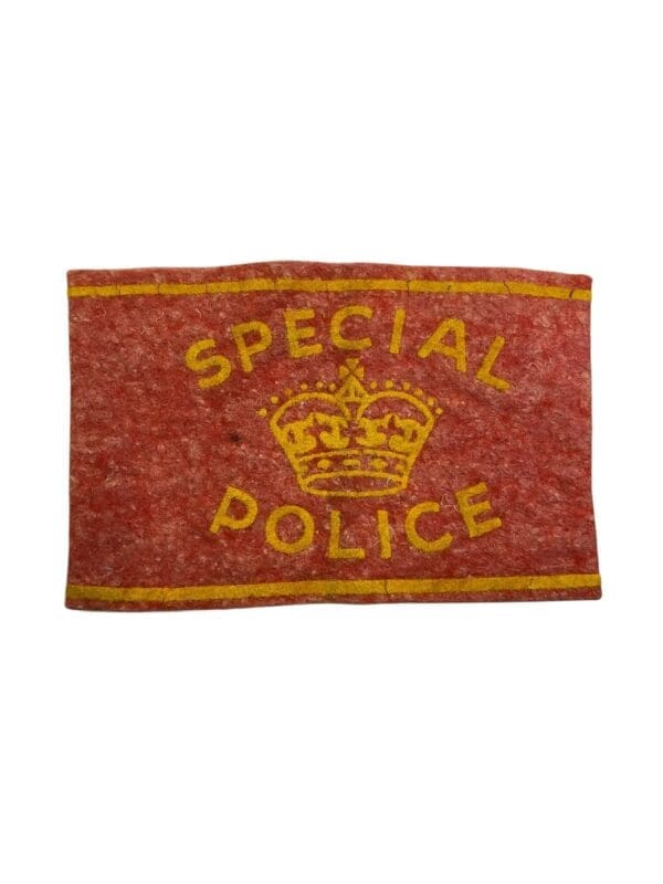 Canadian Special Police Red Armband Vintage
