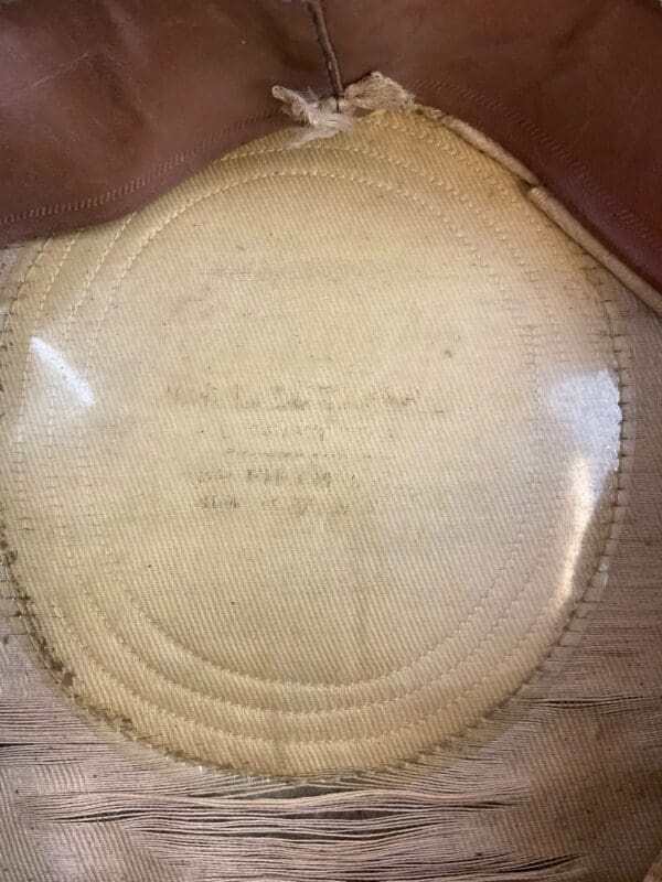 WW1 US M1912 Officers Peak Cap Named 168 Field Artillery