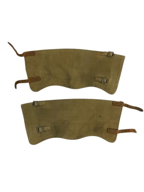 WW2 British Army Spats Pair Size 3 1944 Dated