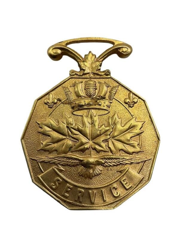 Canadian Forces Decoration Long Service Medal F/L JNC Lumley Full Size