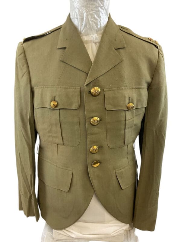 Post WW2 Canadian Toronto Scottish Majors Tropical Worsted TW Jacket Tunic
