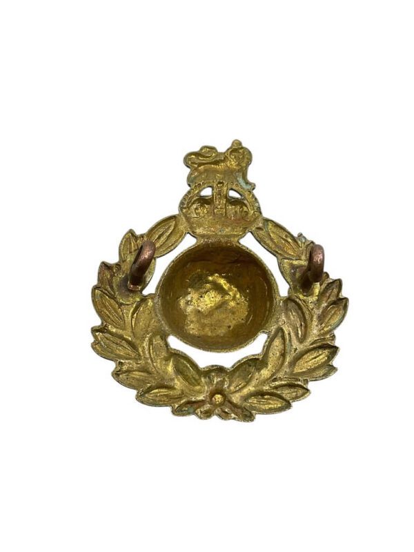 WW2 British Royal Marines Cap Badge