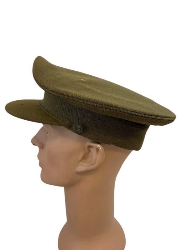 Canadian Militia Army Officers Peak Cap Hat Size 7 Missing Chin Strap