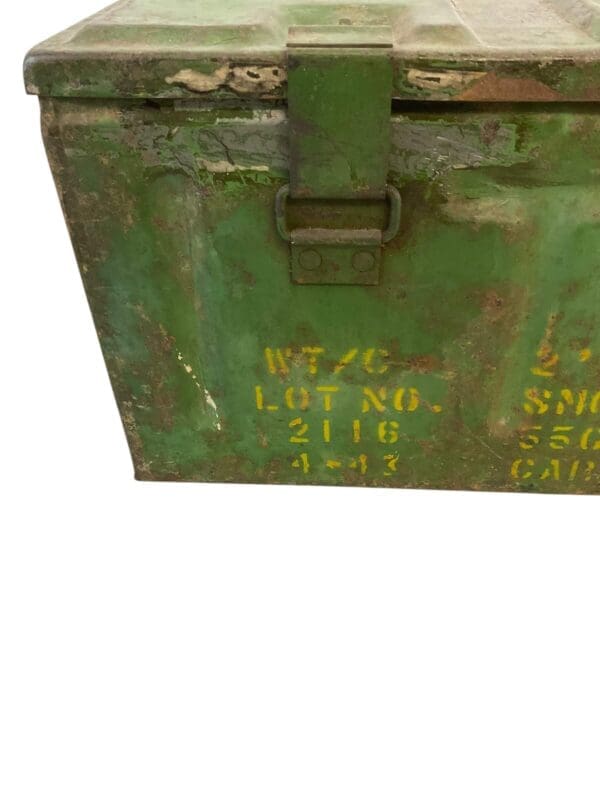 WW2 Canadian 2 Inch Mortar Ammo Box 1942 Dated EMPTY