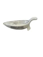 S. Maw and Son and Thompson London Porcelain Graduated Medicine Spoon