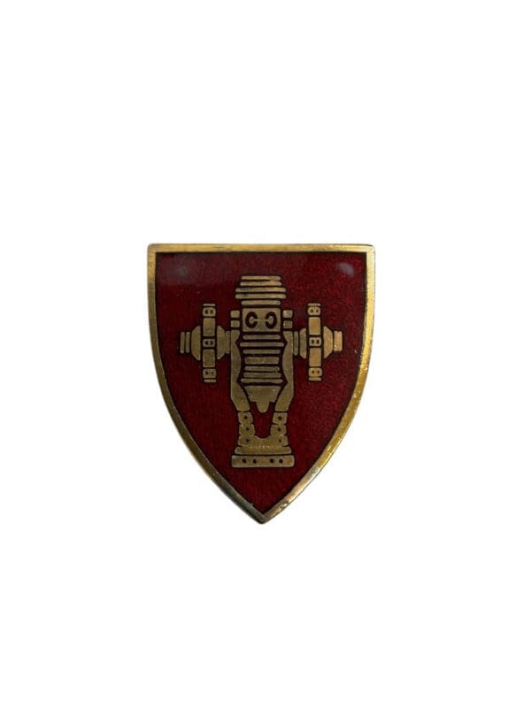 US Army DUI Distinctive Uniform Insignia Field Artillery School Badge Pin