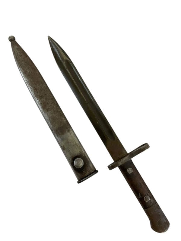 WW2 Turkish Army M1935 Mauser Bayonet With Scabbard