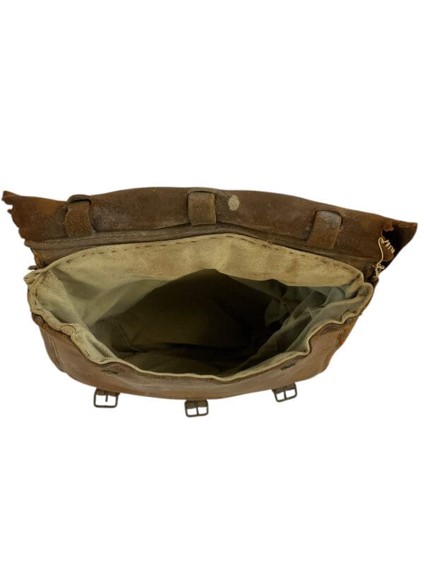 WW2 US Motorcycle Leather Saddle Bag