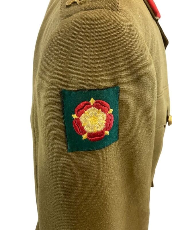 WW2 British Generals Service Dress with Peak Cap Catterick Garrison Not Named