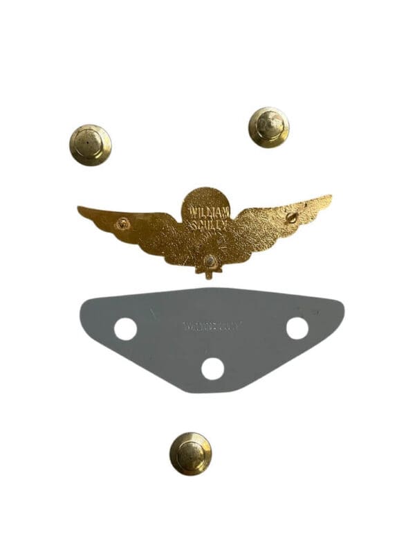 Canadian Forces Airborne White Leaf Jump Wings Metal