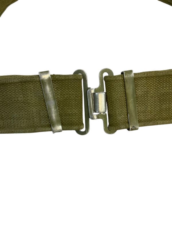 British Army Web Belt with Aluminum Fittings