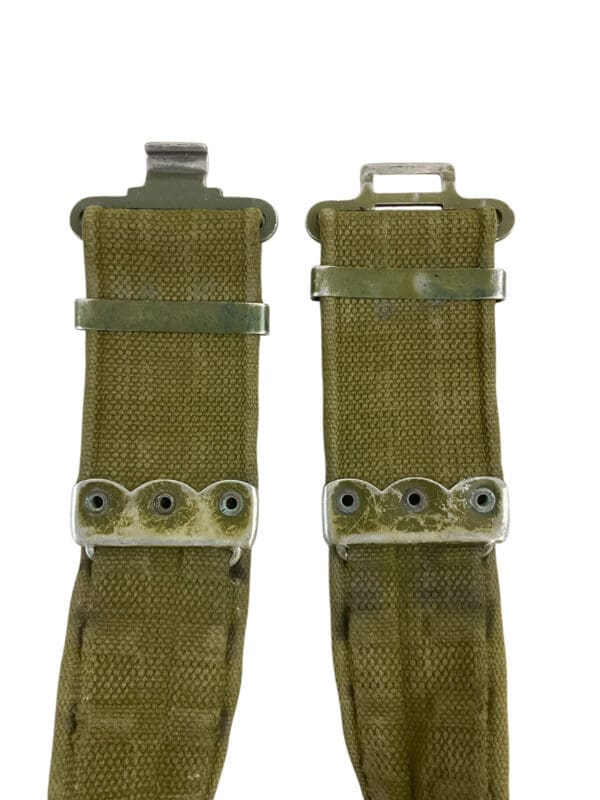 British Army Web Belt with Aluminum Fittings
