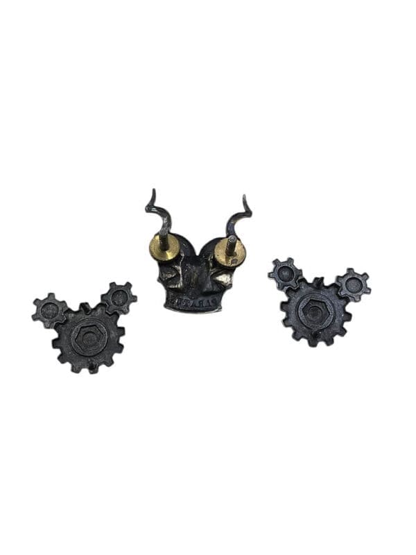 Southwest Africa Area Force Collars Insignia Pair and Cap Badge Set