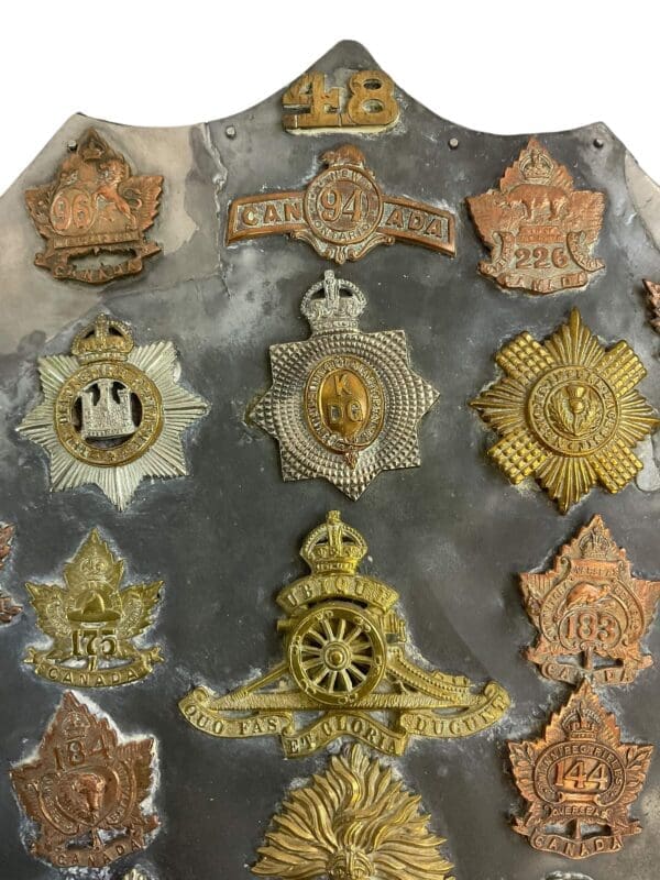 WW1 Canadian British Memorial Plaque