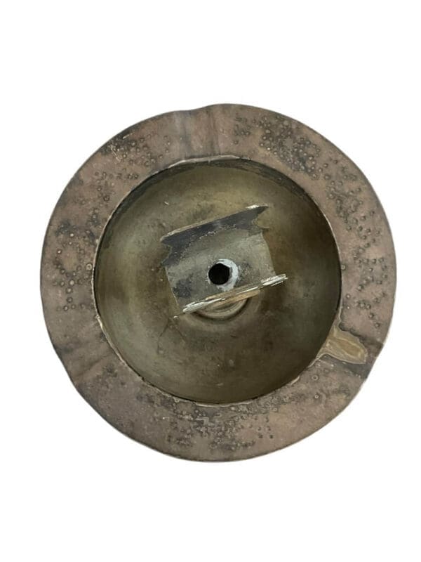 WW2 Canadian 25 Pounder Trench Art Silvered Ashtray