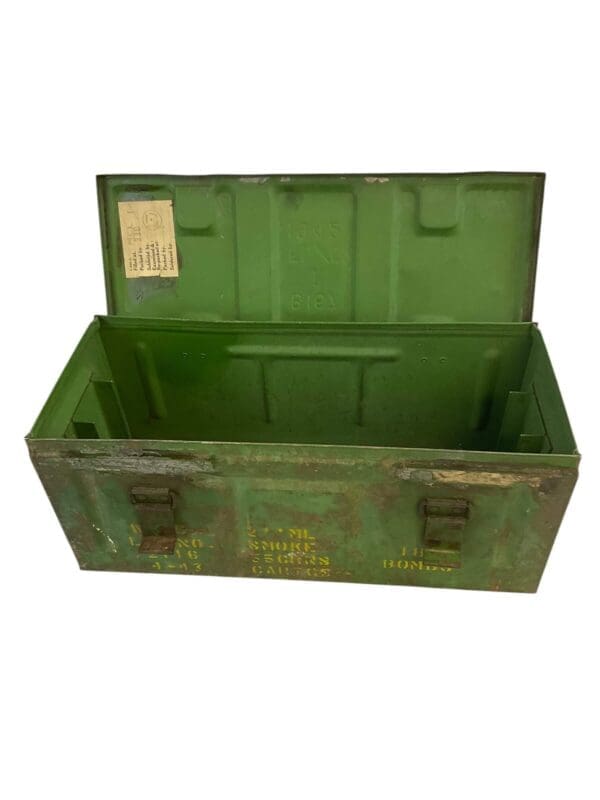 WW2 Canadian 2 Inch Mortar Ammo Box 1942 Dated EMPTY