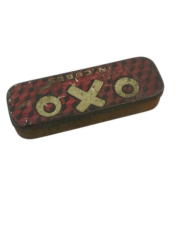 WW1 British BEF OXO In Cubes Tin EMPTY