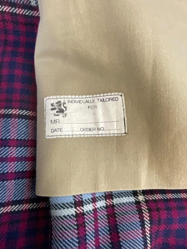Canadian Forces RCAF Tartan Kilt Size 40 Waist 23 Drop