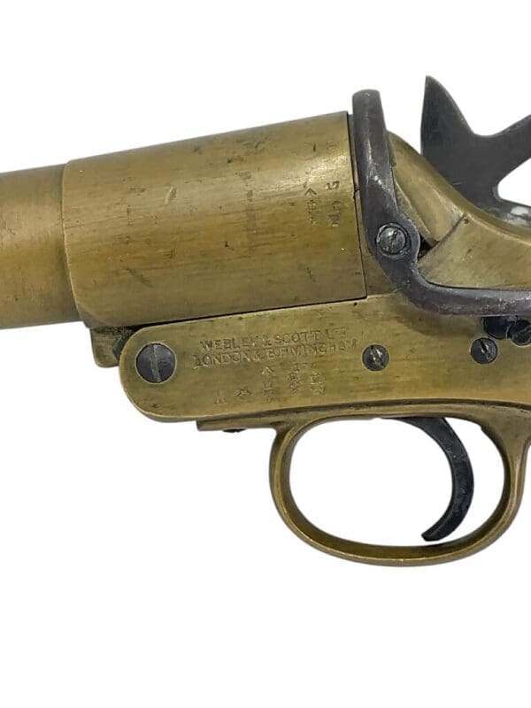 WW1 British Webley And Scott 1917 Dated Flare Pistol