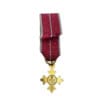 WW2 British Officer of the Order of the British Empire OBE Miniature Medal - Image 2
